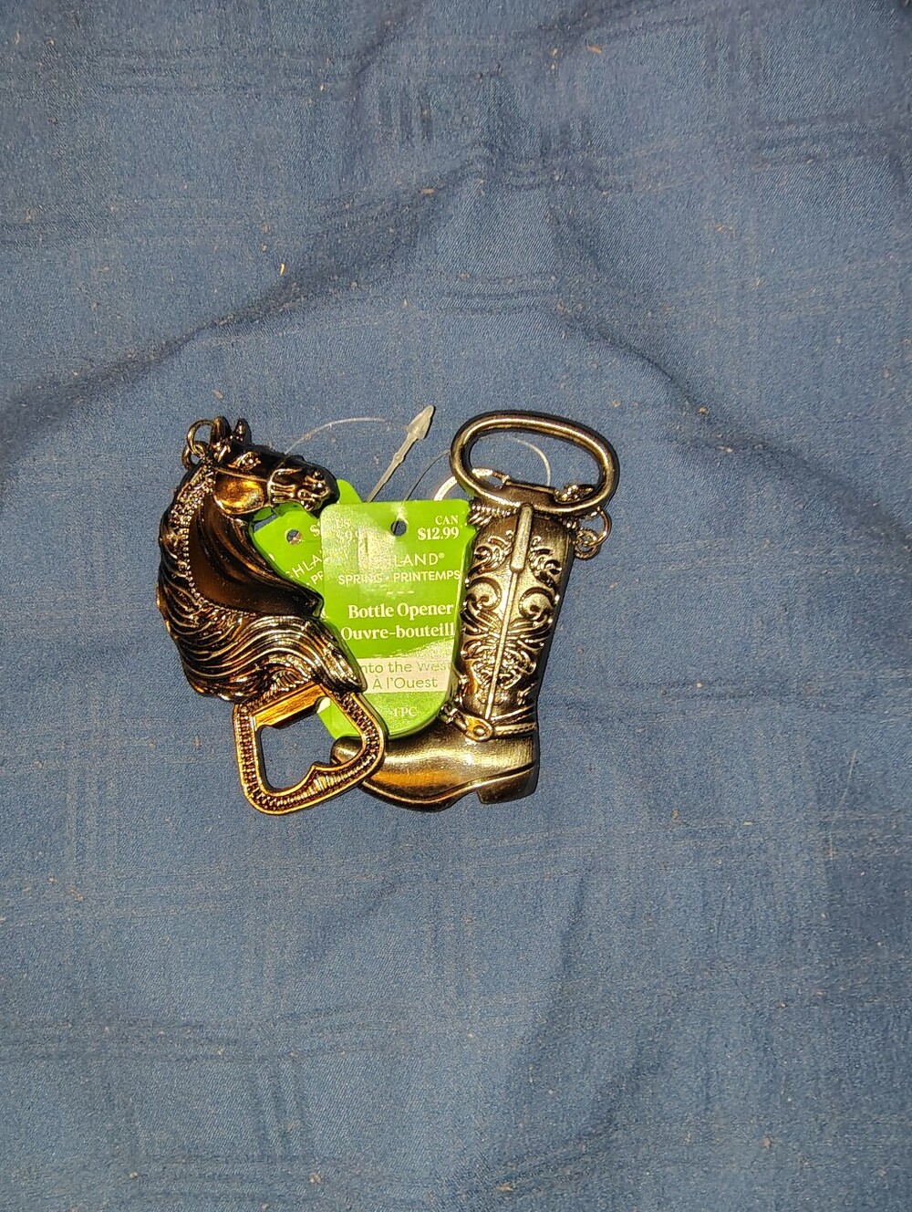 NWT Ashland Set Of 2 Western Bottle Opener Keychains